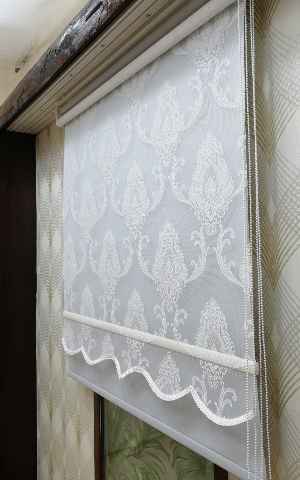 Çifli Sistem Tül Ve Stor Perde Bdz ( 827 )- Beyaz