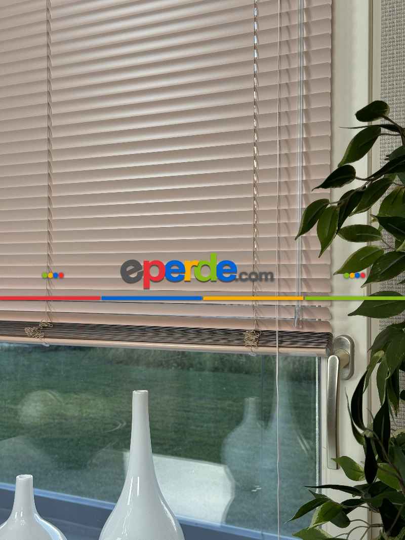 Pembe Alüminyum Jaluzi Perde - 25mm