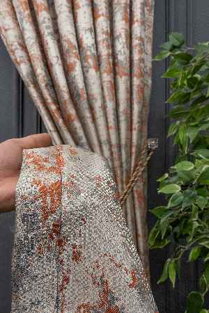 Salon Fon - Desenli Jakar Fon Perde En 150 Cm