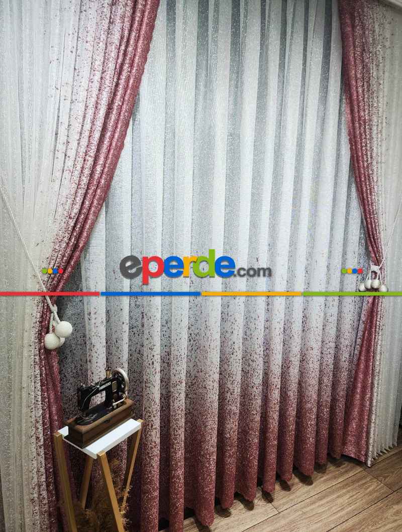 Pudra Püskürtme Tül Fon Perde