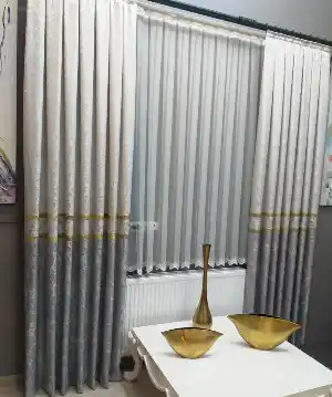 Brillant Pano Fon Perde Orjinal Brillant Gallery Liva Boner Serisi 1. Kalite- Gri Açık
