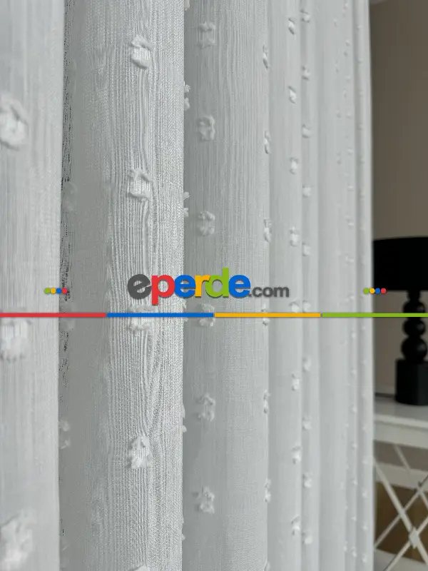 Salon - Tül Perde, Premium Seri, Kurşunlu Tül