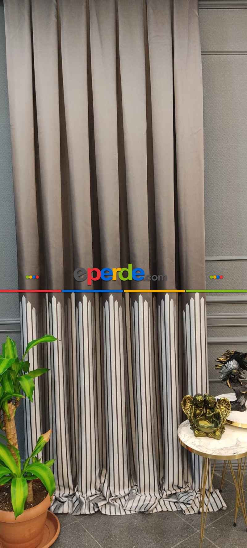 Yatak Odası - 2025 Elit Modern Dokuma Fon Perde - 100 Cm 1 Kanat 50cm X 1cm 