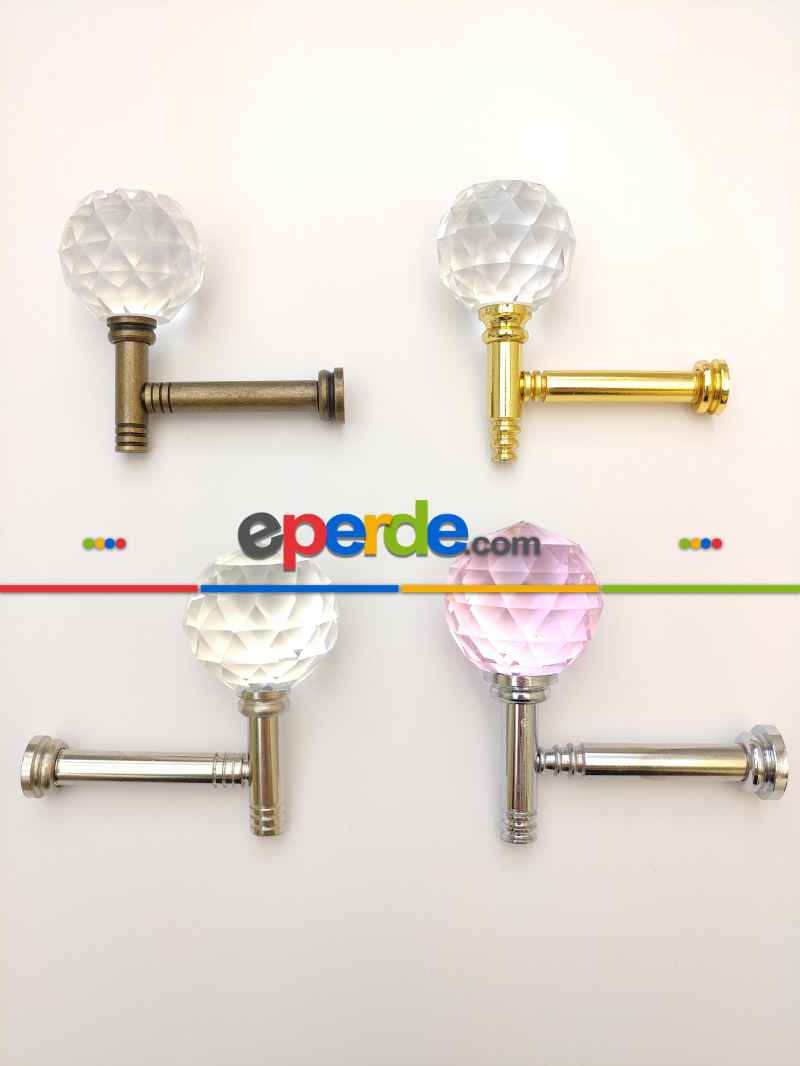 Perde Fon Demiri Pipo Gümüş Altın Sarı- Altın