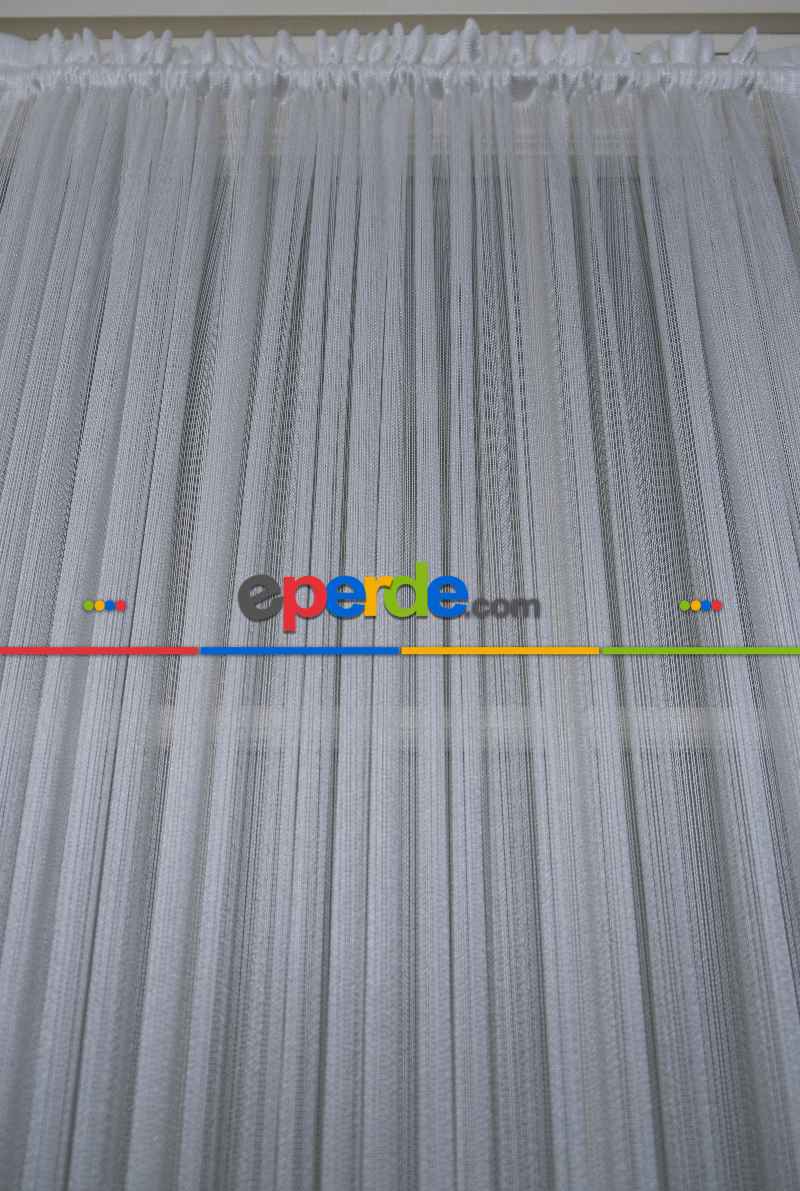 Briz Perde - Ekru Kar Tül Ütü İstemeyen Fantazi Tül