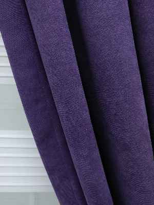 Fon Perde - Mor Düz Fon Perde- Mor 130cm X 270cm 