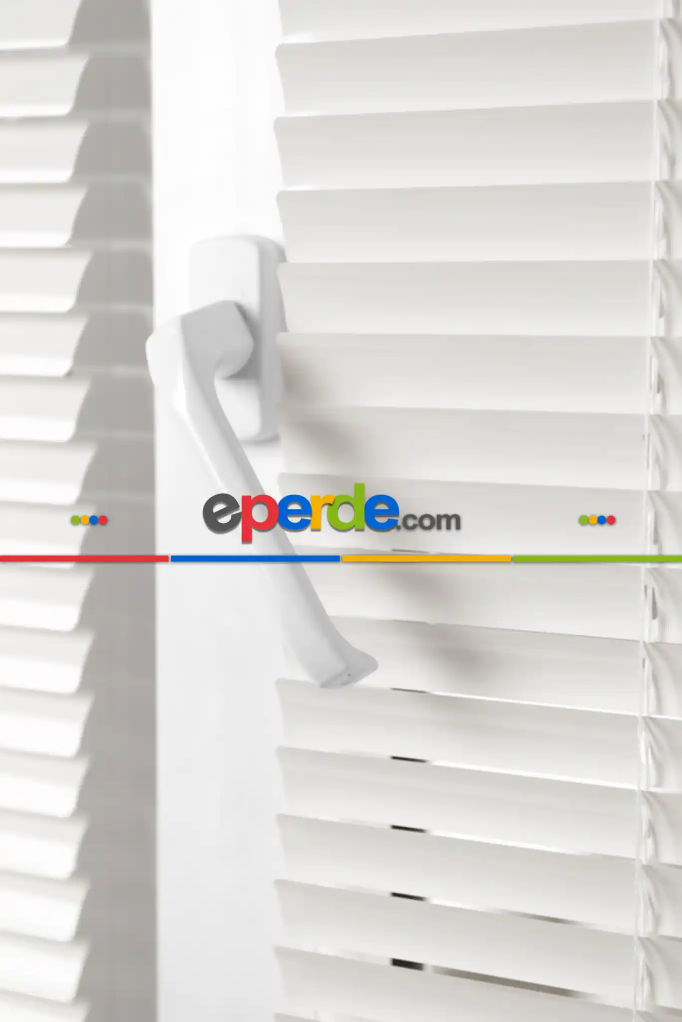 Beyaz - Alüminyum Jaluzi Perde - 25mm Kalınlığında- Beyaz