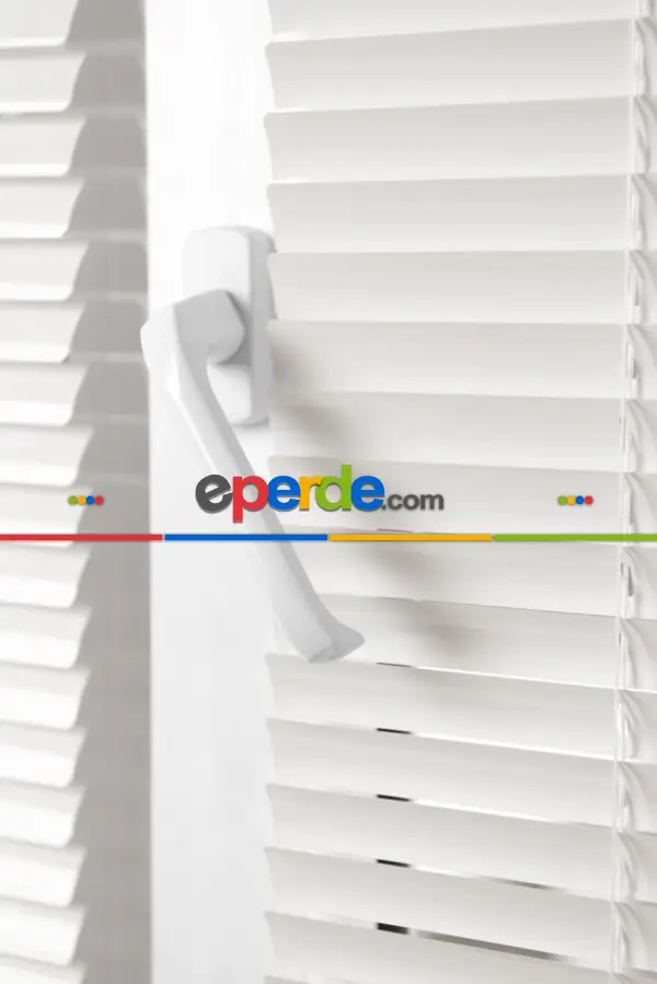 Mutfak Jaluzi Perde- Beyaz