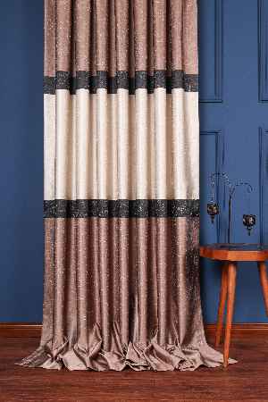 Yeni Sezon Pano Fon Perde - Vizyon - Krem - Siyah