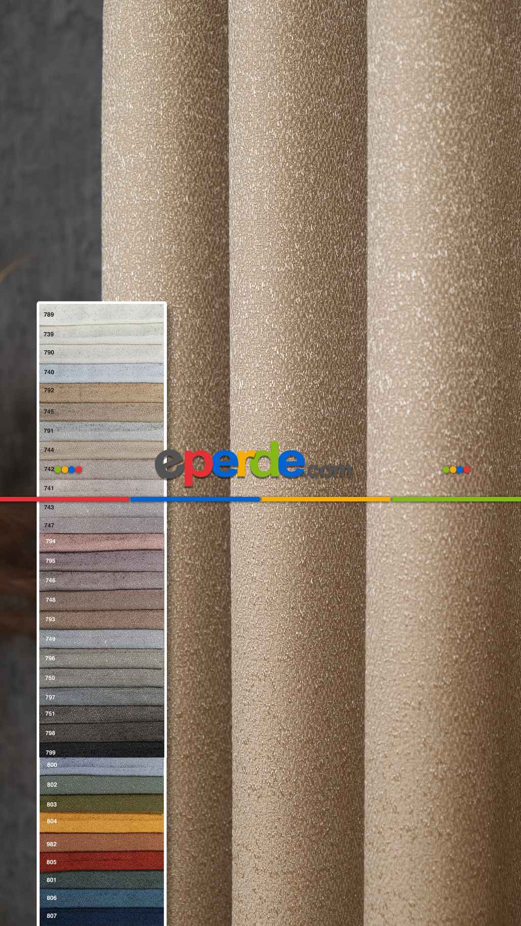 Bej Premium Jakar Dokuma Fon Perde, Parlak Zemin