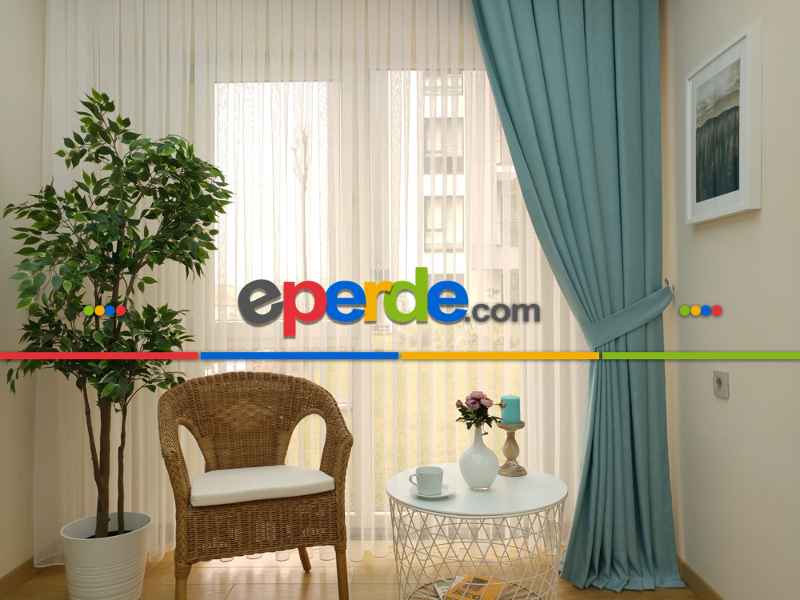 Soft Fon Perde (140)- Mint Turkuaz