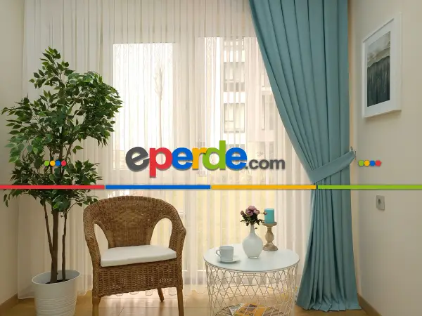 Soft Fon Perde (140)- Mint Turkuaz