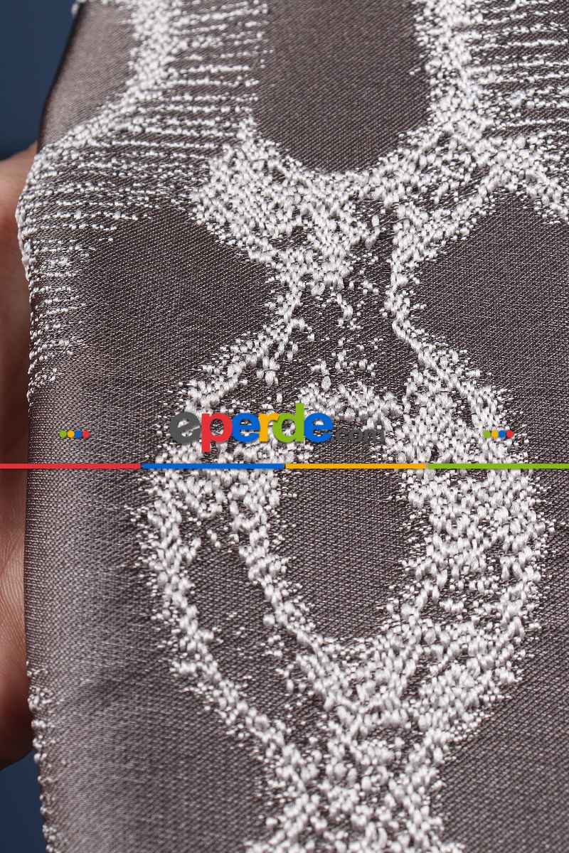 Yatak Odası Fon Perde - S Pile Dökümlü Jakar Dokuma Fon Perde