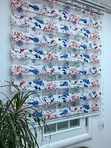 Zebra Perde- Gemi Baskılı Zebra Perde- Mavi