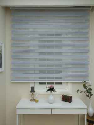 Salon Zebra - Zebra Perde - Dar Pileli Zebra Perde- Gri-Füme-Antrasit