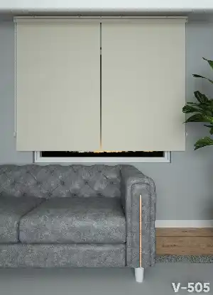 Koyu Krem Renkli Düz Yıkanabilir Polyester 1.kalite Stor Perde