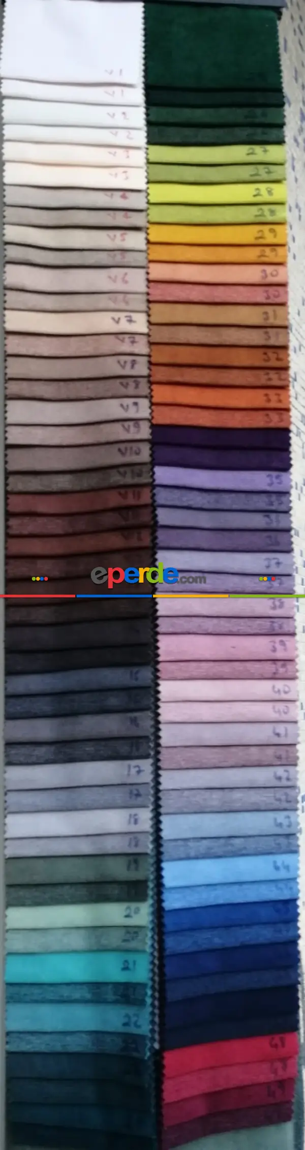 Calıfornıa Çift Taraflı Fon Perde - 98 Renk Seçenekli