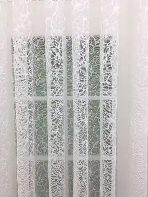 Özel Örme Dokulu Tül Perde 100% Orjinal Ürün- Ekru