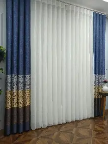 Yatak Odası - Lens Akıllı Dikey Tül Perde Antik-52- Çok Renkli 2