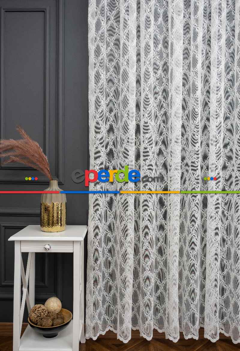 Taç Seher Tasarım Ütü İstemez Kırışmaz A+ Tül Perde