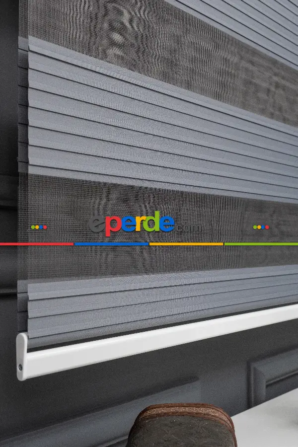 Zebra Perde - Geniş Pileli Zebra Perde