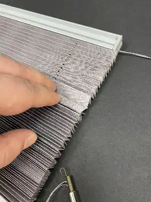 Plisel Perde, Gri Ekg Seri Cam Balkon Perdesi 1. Kalite Matkapsız Montaj Yaylı Sistem