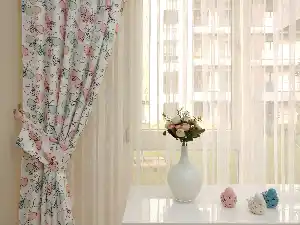 Kız Bebek & Çocuk Odası Kelebek Fon Perde( Kalın Pamuklu Kumaş)- Pembe-yavru Ağzı-mint