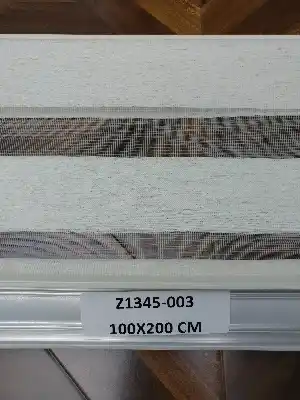 Krem Perle Home Düz Zebra Perde