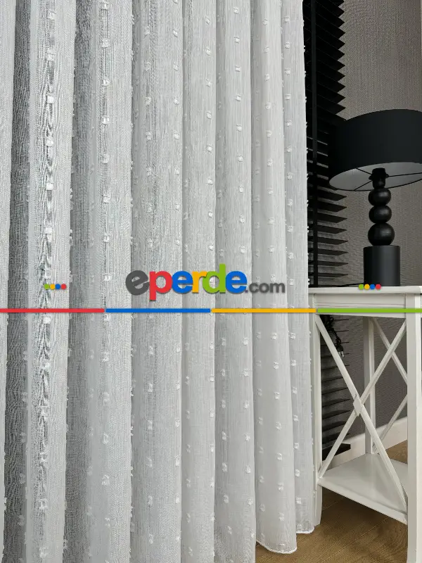 Salon - Tül Perde, Premium Seri, Kurşunlu Tül