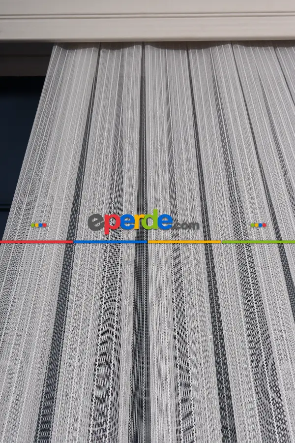 Taraklı Zikzak Ip Düz Tül Perde Ütü Istemez