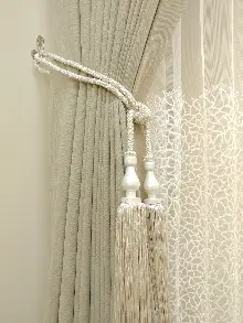 Bej Rengi - Düz Fon Perde ( Dökümlü Fon Perde)- Bej