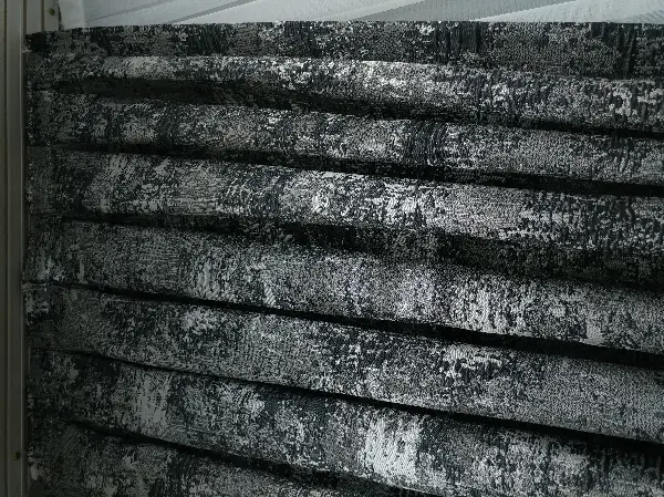 Patinedesenli Gri Jakar Fon Perde (180)- Gri-füme-antrasit