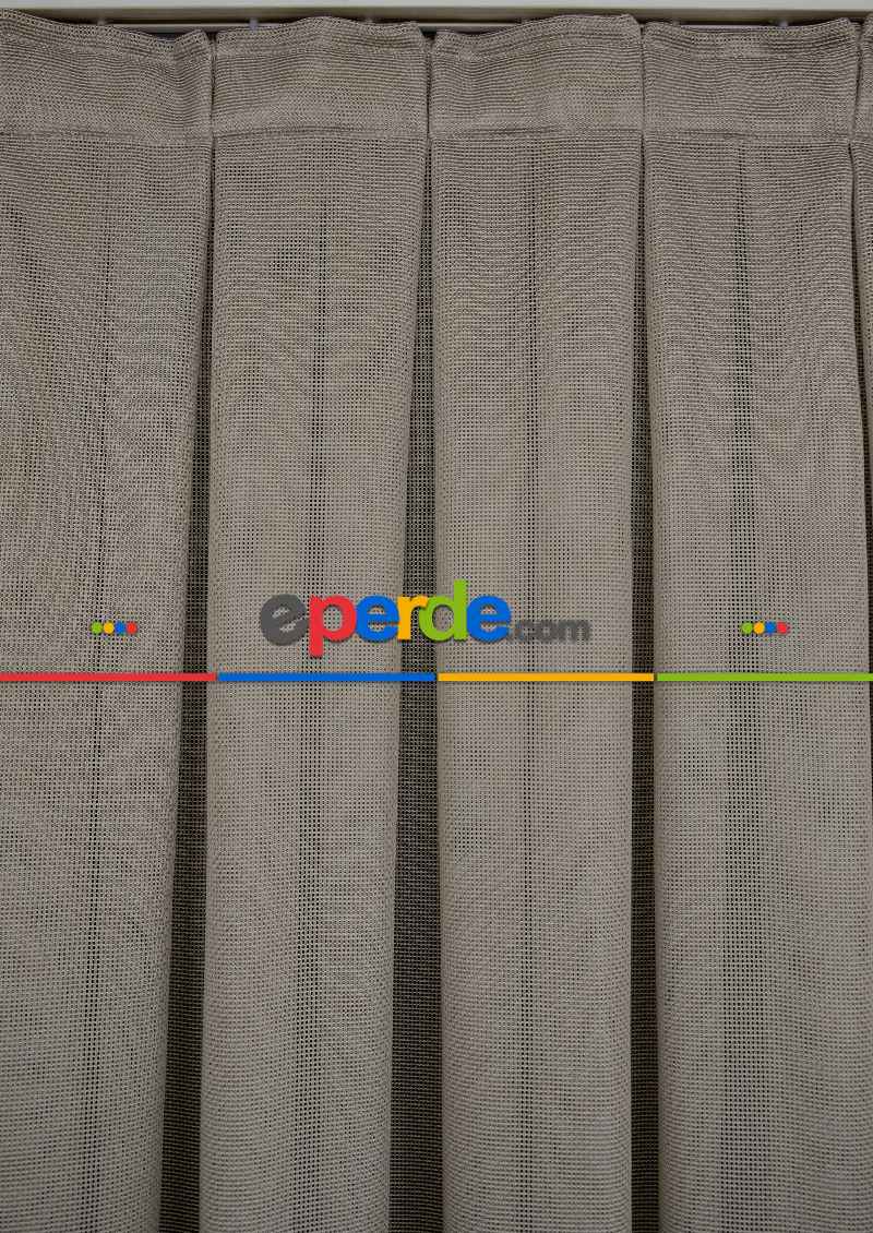 Genç Odası - Vizon Renkli Kedi Tırmalamalarına Dayanaklı Tül Perde