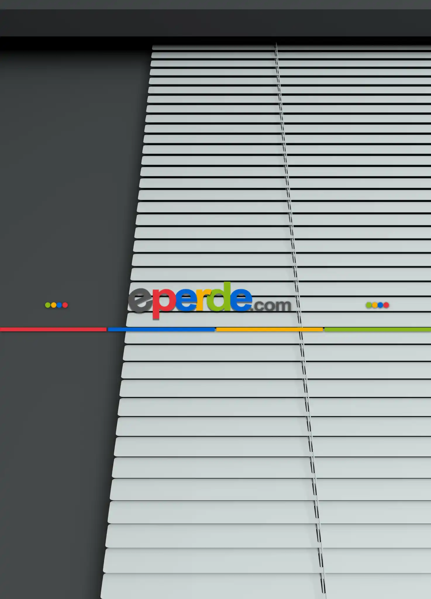 Beyaz - Alüminyum Jaluzi Perde - 25mm Kalınlığında