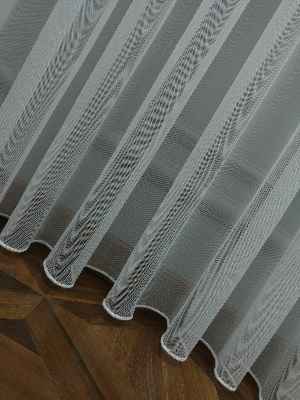 Düz Buzlu Zemin Tül - Ütü İstemez- Ekru