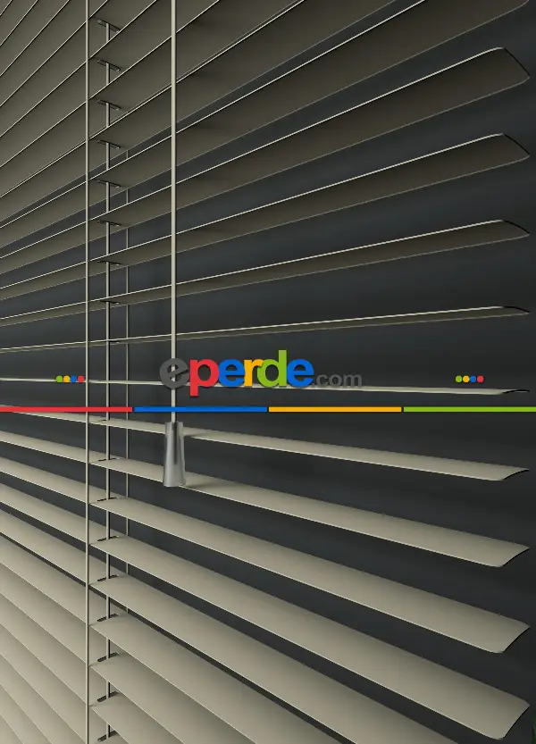 Mutfak - 1. Kalite Krem- Alüminyum Jaluzi Perde - 25mm Kalınlığında