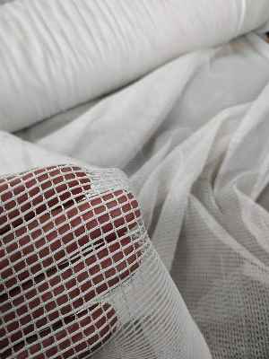 Düz File Tül Perde - Krem