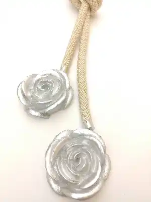 Bej Rose Braçol Perde Bağı Fon Bağı- Kum Beji