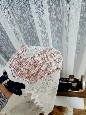Yağmur Sade Düz Beyaz Renkli Ütü İstemez Tül Perde