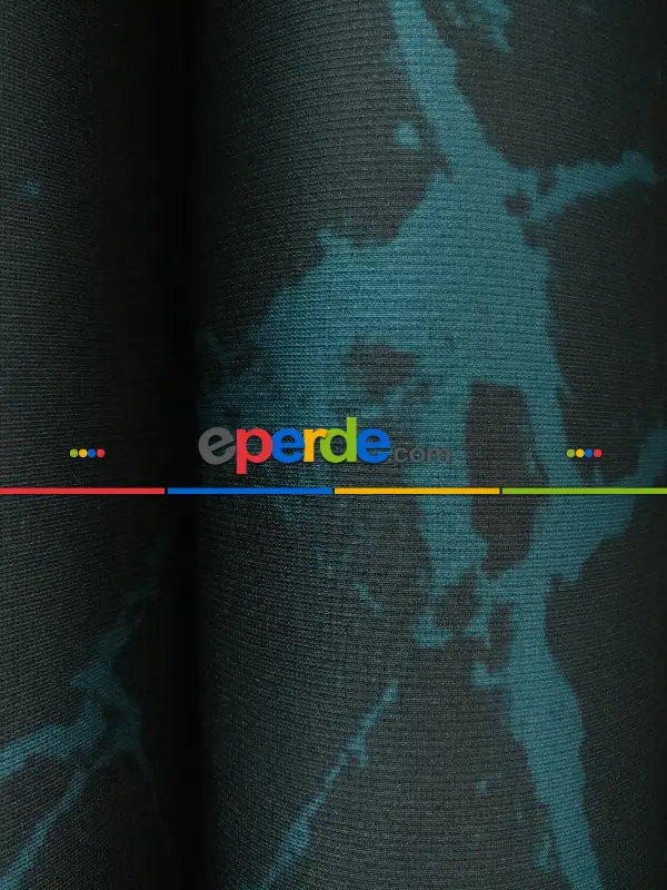 Lens Akıllı Dikey Tül Perde Mermer-21- Çok Renkli 2