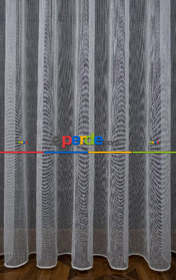 Brillant Keten Karlı Tül Yeni Sezon Donati Tül