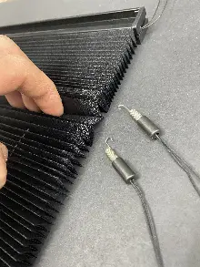 Mutfak - Plisel Perde, Siyah Diamond Seri Cam Balkon Perdesi 1. Kalite (matkapsız Montaj Yaylı Sistem)