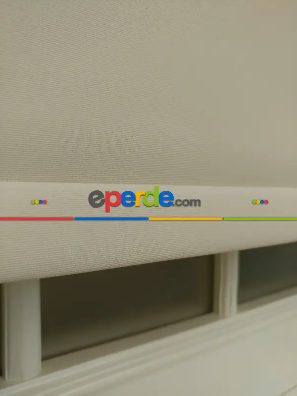 Düz Stor Perde Mat Stor Krem - Yıkanabilir Stor- Krem