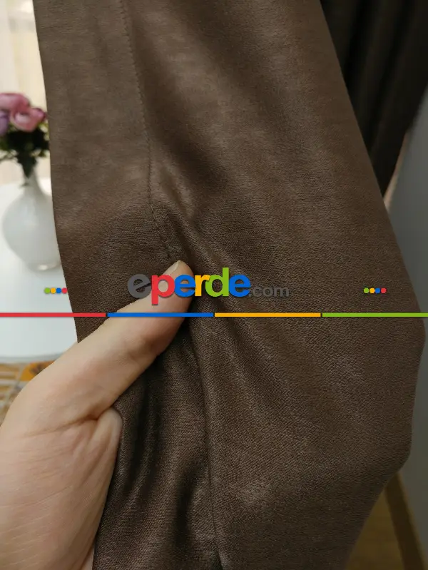 Soft Sütlü Kahve Fon Perde (180)- Sütlü Kahve