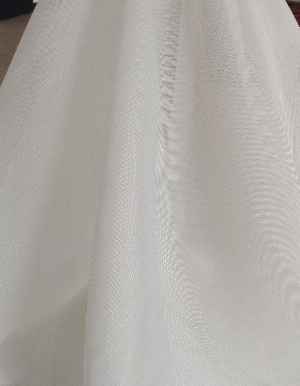 Düz Tül Perde (ekru Geniş En)- Beyaz-ekru