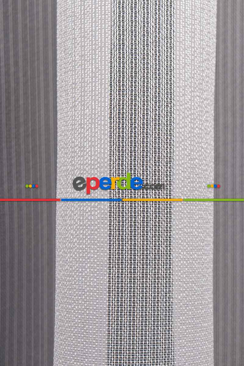 Yatak Odası - İnci Çizgili Armür Tül Perde Akdz 1038