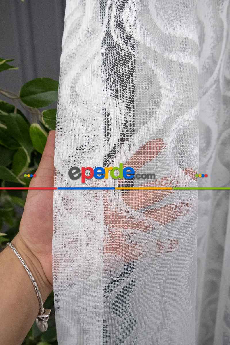 Salon Tül Perde - Fransız Dantel Tül Perde - Yüksek Kalite