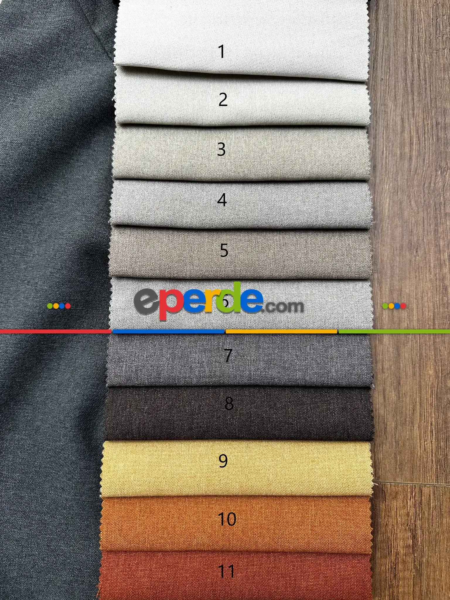 Yatak Odası - Pera Blackout Keten Fon Perde Işık Geçirmez Yüksek Gramaj Kaliteye Önem Verenler İçin