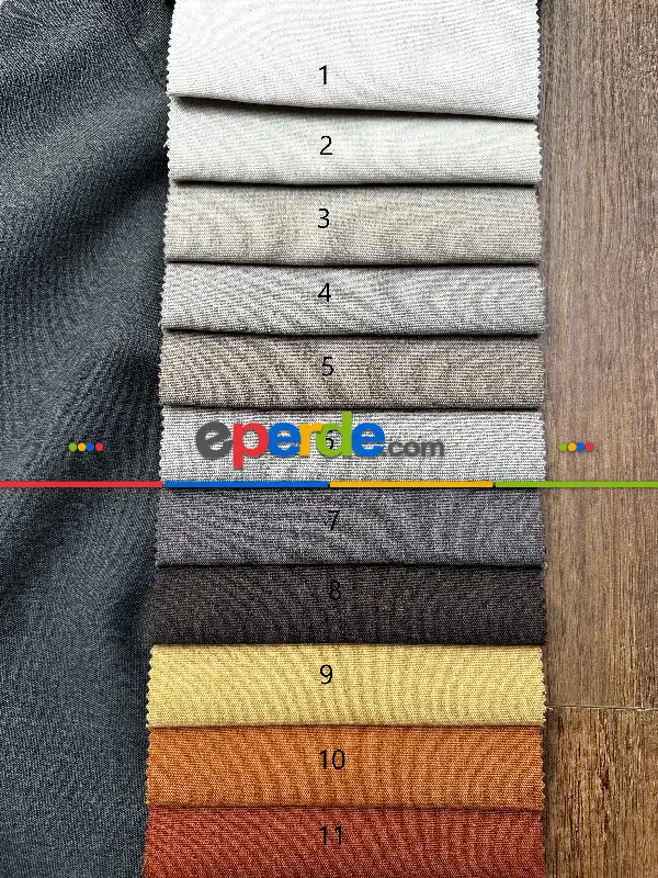 Yatak Odası - Pera Blackout Keten Fon Perde Işık Geçirmez Yüksek Gramaj Kaliteye Önem Verenler İçin