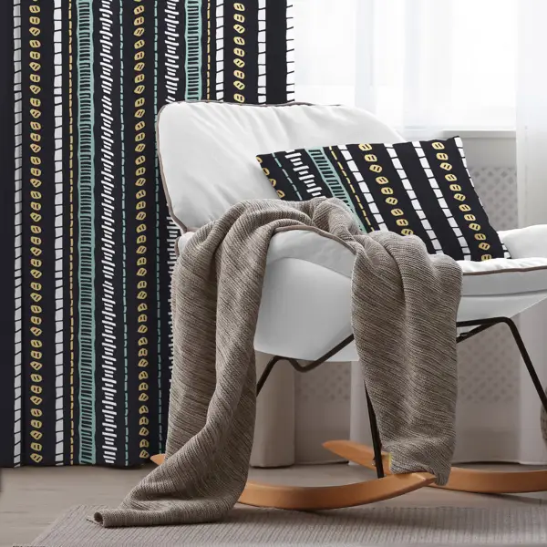 Etnik Fon Perde Evim2021-3 Kumaşı Kalındır Duck Bezi Değildir